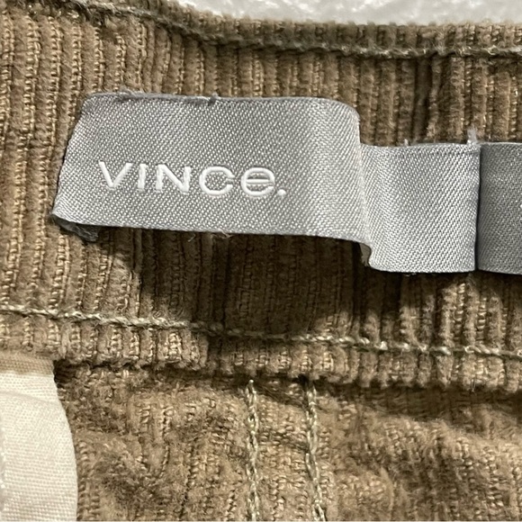 Vince Women’s Button Fly Tan Corduroy Cargo Ankle Pant Size 4 - Picture 5 of 8